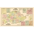 thumbnail image 1 of Historic City Map - Murderkill North Murderkill South Delaware - Beers 1868 - Vintage Wall Art, 1 of 4