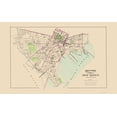 thumbnail image 1 of Historic City Map - New Haven South Part Connecticut - Hurd 1893 - Vintage Wall Art, 1 of 4