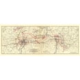 thumbnail image 1 of Historic City Map - Richmond Petersburg Virginia - Filcher 1907 - Vintage Wall Art, 1 of 4