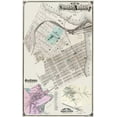 thumbnail image 1 of Historic City Map - South Amboy Old Bridge New Jersey - Everts 1876 - 23 x 36.88 - Vintage Wall Art, 1 of 5