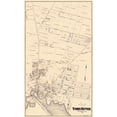 thumbnail image 1 of Historic City Map - Toms River New Jersey - Irons 1878 - 23 x 38.94 - Vintage Wall Art, 1 of 5