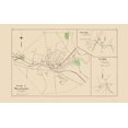 thumbnail image 1 of Historic City Map - Wiillimantic Connecticut - Hurd 1893 - Vintage Wall Art, 1 of 4