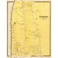 thumbnail image 1 of Historic City Map - Yonkers Central New York - Beers 1868 - 23 x 29.38 - Vintage Wall Art, 1 of 5