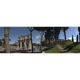 thumbnail image 1 of Historic Coliseum and Arch of Constantine, Rome, Lazio, Italy Poster Print (18 x 7), 1 of 1