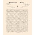 thumbnail image 1 of Historic County Map- Collingsworth Texas - General Land Office 1892 - Vintage Wall Art, 1 of 4