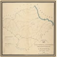 thumbnail image 1 of Historic County Map - Columbia County Georgia - Frobel 1869 - Vintage Wall Art, 1 of 4