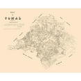 thumbnail image 1 of Historic County Map - Comal County Texas - Walsh 1879 - Vintage Wall Art, 1 of 3
