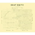 thumbnail image 1 of Historic County Map - Deaf Smith County Texas - Hamilton 1887 - Vintage Wall Art, 1 of 4