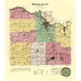 thumbnail image 1 of Historic County Map - Doniphan County Kansas - Everts 1887 - 23 x 26.31 - Vintage Wall Art, 1 of 5
