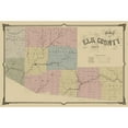 thumbnail image 1 of Historic County Map - Elk County Pennsylvania - Philed 1855 - Vintage Wall Art, 1 of 4