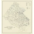 thumbnail image 1 of Historic County Map - Fairfax County Virginia - 1912 - 23 x 25.07 - Vintage Wall Art, 1 of 5
