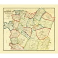 thumbnail image 1 of Historic County Map - Fayette County Pennsylvania - Barnes 1865 - 27.15 x 23 - Vintage Wall Art, 1 of 5