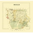 thumbnail image 1 of Historic County Map - Goliad County Texas - Arlitt 1871 - 23.98 x 23 - Vintage Wall Art, 1 of 5