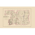 thumbnail image 1 of Historic County Map - Hartford County North Connecticut - Hurd 1893 - Vintage Wall Art, 1 of 4
