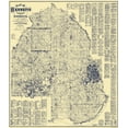 thumbnail image 1 of Historic County Map - Hennepin County Minnesota - Warner 1879 - Vintage Wall Art, 1 of 4