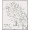 thumbnail image 1 of Historic County Map - Jackson County Texas - Walsh 1880 - Vintage Wall Art, 1 of 4