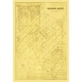 thumbnail image 1 of Historic County Map - Kaufman County Texas - General Land Office 1871 - 23 x 33.68 - Vintage Wall Art, 1 of 5