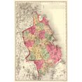 thumbnail image 1 of Historic County Map - Plymouth County Massachusetts - Walling 1871 - 23 x 34.87 - Vintage Wall Art, 1 of 5
