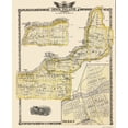thumbnail image 1 of Historic County Map - Rock Island County Illinois  - Warner 1874 - Vintage Wall Art, 1 of 4