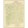 thumbnail image 1 of Historic County Map - Spotsylvania County Virginia - Campbell 1863 - Vintage Wall Art, 1 of 4