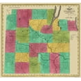thumbnail image 1 of Historic County Map - Steuben County New York - Burr 1829 - 24.81 x 23 - Vintage Wall Art, 1 of 5