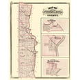 thumbnail image 1 of Historic County Map - Vermillion County Indiana - Baskin 1876 - 23 x 29.29 - Vintage Wall Art, 1 of 5