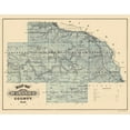 thumbnail image 1 of Historic County Map - Wabasha County Minnesota  - Andreas 1874 - Vintage Wall Art, 1 of 4