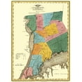 thumbnail image 1 of Historic County Map - Westchester County New York - Burr 1829 - 23 x 31 - Vintage Wall Art, 1 of 5