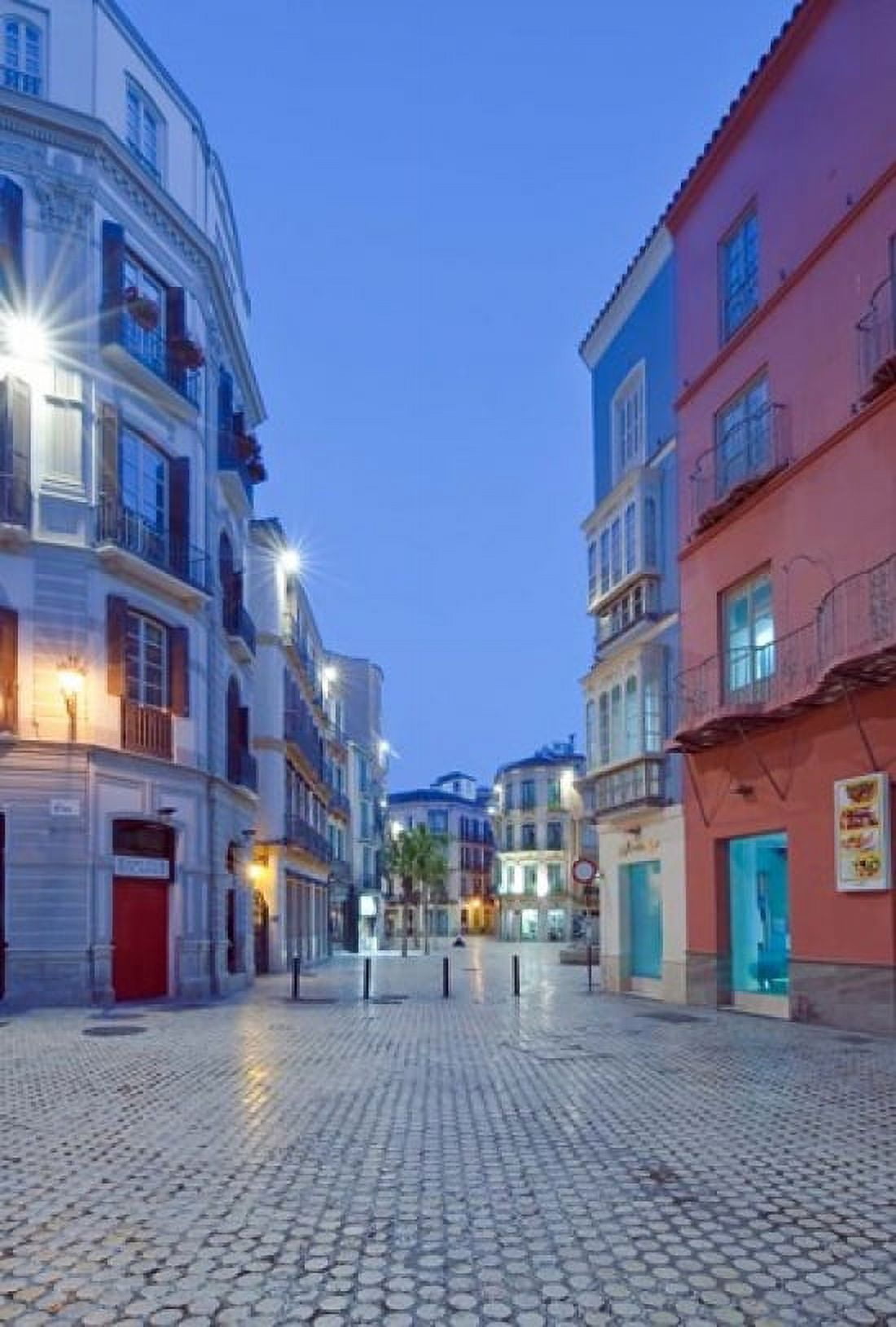 Historic District Malaga Spain Canvas Art - Rob Tilley DanitaDelimont (20 x 29)