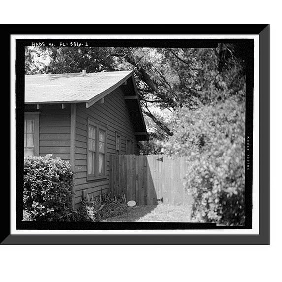 Historic Framed Print, 117 East Vanderbilt Street (House), 117 East Vanderbilt Street, Orlando, Orange County, FL - 2, 17-7/8" x 21-7/8"