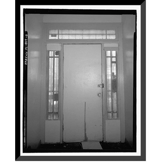 Historic Framed Print, 1215 East Thirteenth Avenue (House), Tampa, Hillsborough County, FL - 6, 17-7/8" x 21-7/8"