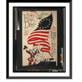 thumbnail image 1 of Historic Framed Print, 140th flag day, 1777-1917 The birthday of the stars and stripes, June 14th, 1917., 17-7/8" x 21-7/8", 1 of 9