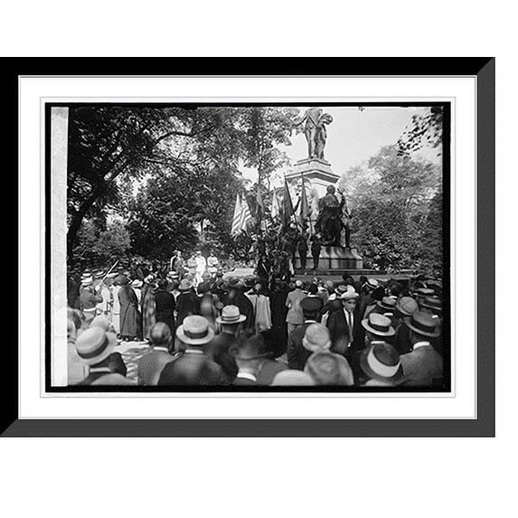 Historic Framed Print, 167th Anniversary of birth of LaFayette, 9/6/24, 17-7/8" x 21-7/8"