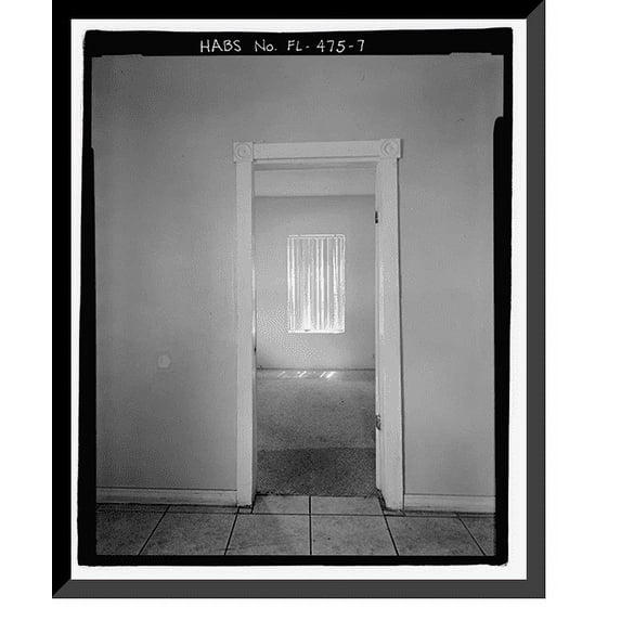 Historic Framed Print, 1920 West Laurel Street (House), Tampa, Hillsborough County, FL - 7, 17-7/8" x 21-7/8"