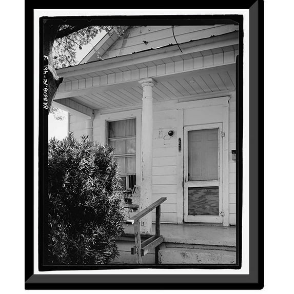 Historic Framed Print, 2513 North Eighteenth Street (House), Tampa, Hillsborough County, FL - 3, 17-7/8" x 21-7/8"