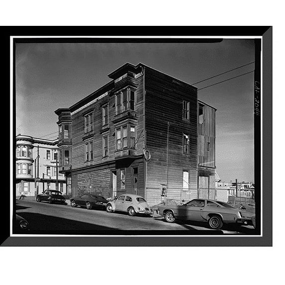 Historic Framed Print, 3397-3399 Sacramento Street (House), San Francisco, San Francisco County, CA - 3, 17-7/8" x 21-7/8"