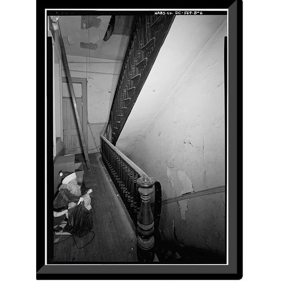 Historic Framed Print, 920-926 F Street, Northwest (Commercial Buildings), Washington, District of Columbia, DC - 6, 17-7/8" x 21-7/8"