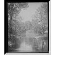 thumbnail image 1 of Historic Framed Print, A Stream in Genesee Valley Park, Rochester, N.Y., 17-7/8" x 21-7/8", 1 of 9