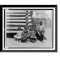 Historic Framed Print, A group - taken near Thomasville, 17-7/8" x 21-7/8"
