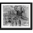 thumbnail image 1 of Historic Framed Print, A ship arrives from Brickioka looking for Johannes Staden, the prisoner, 17-7/8" x 21-7/8", 1 of 9