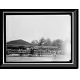 thumbnail image 1 of Historic Framed Print, AIR MAIL. INAUGURATION OF SERVICE, POLO FIELD. START OF 1ST CONTINUOUSLY SCHEDULED SERVICE. CURTISS JN-46-H PLANE, 17-7/8" x 21-7/8", 1 of 9