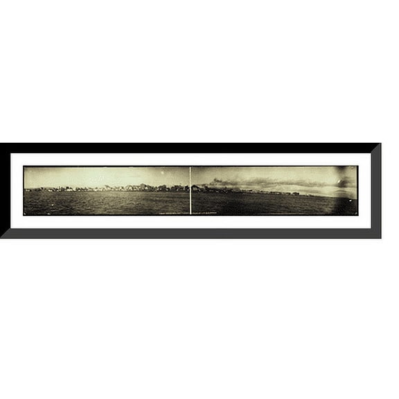 Historic Framed Print, AK Nome 1899 PHOTO, 36-3/8" x 8-3/8"