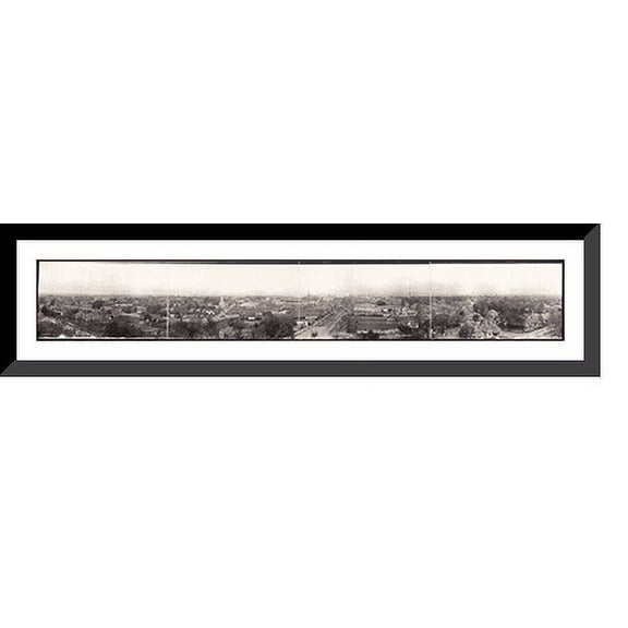 Historic Framed Print, AR Fort Smith 1910 PHOTO, 36-3/8" x 8-3/8"