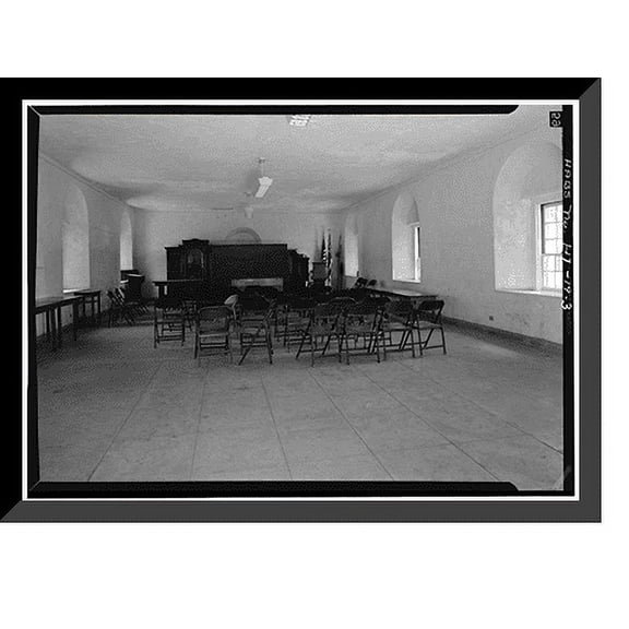 Historic Framed Print, Adobe Schoolhouse, Kawaiahao Street at Mission Lane, Honolulu, Honolulu County, HI - 3, 17-7/8" x 21-7/8"