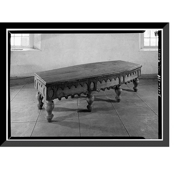 Historic Framed Print, Adobe Schoolhouse, Kawaiahao Street at Mission Lane, Honolulu, Honolulu County, HI - 5, 17-7/8" x 21-7/8"