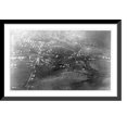 thumbnail image 1 of Historic Framed Print, [Aerial view of a portion of Winsted, Conn., taken from the balloon at altitude of 3050 feet], 17-7/8" x 21-7/8", 1 of 9