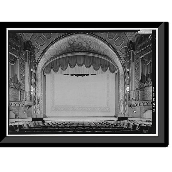 Historic Framed Print, Alabama Theatre, 1811 Third Avenue North, Birmingham, Jefferson County, AL - 35, 17-7/8" x 21-7/8"