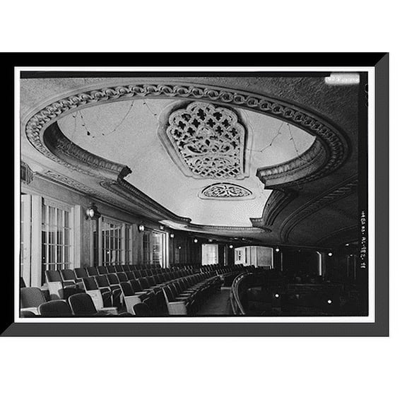 Historic Framed Print, Alabama Theatre, 1811 Third Avenue North, Birmingham, Jefferson County, AL - 48, 17-7/8" x 21-7/8"