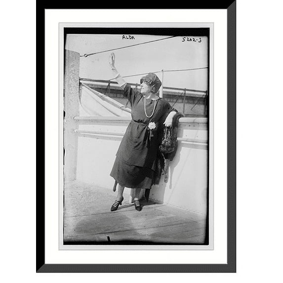 Historic Framed Print, Alda - 7, 17-7/8" x 21-7/8"