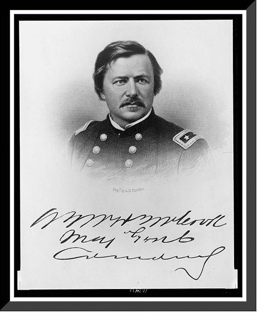 Historic Framed Print, [Alexander McDowell McCook, head-and-shoulders ...